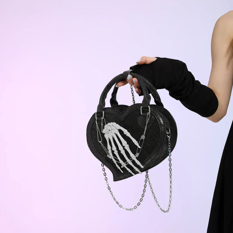 Halloween Gothic Evil Hand Spooky Trick Or Treat Party Evening Sling Bag