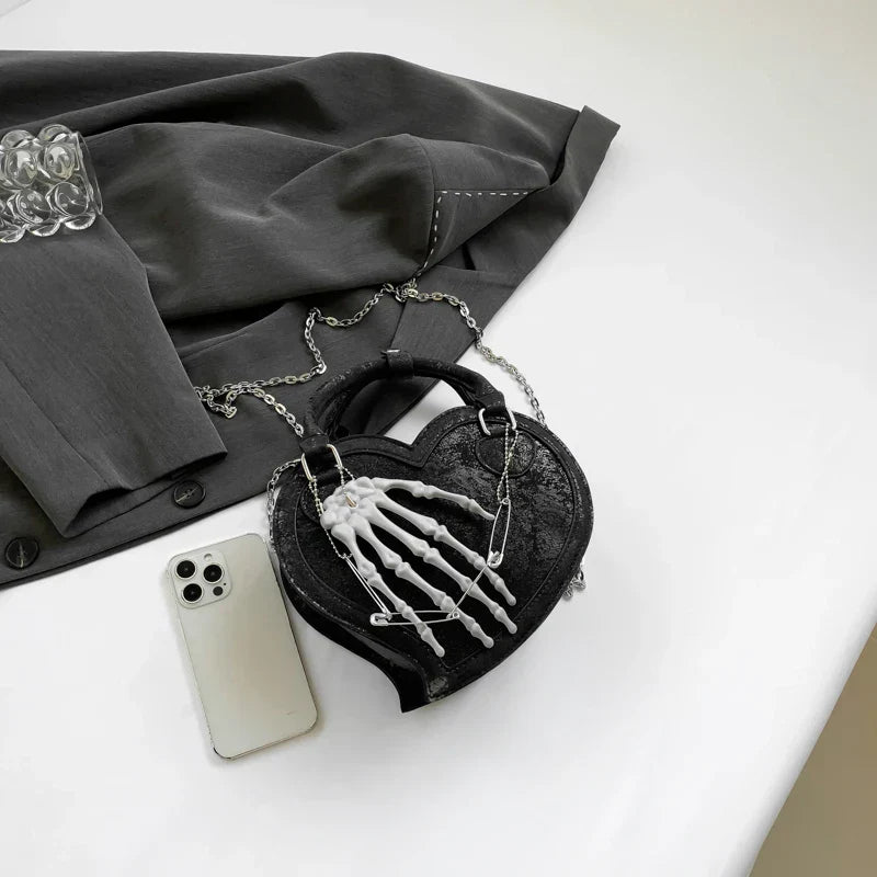 Halloween Gothic Evil Hand Spooky Trick Or Treat Party Evening Sling Bag