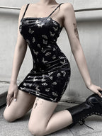Spaghetti Strap Backless Mini Dress