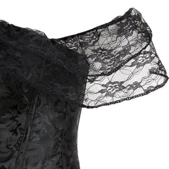 Short Sleeved Lace Corset
