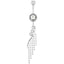 Rose Gold S-Shaped Gothic Belly Ring
