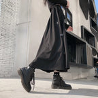 Buckle Irregular Gothic Street Skirt