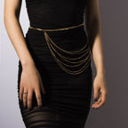 Bohemian Gothic Golden Belly Chain Belt