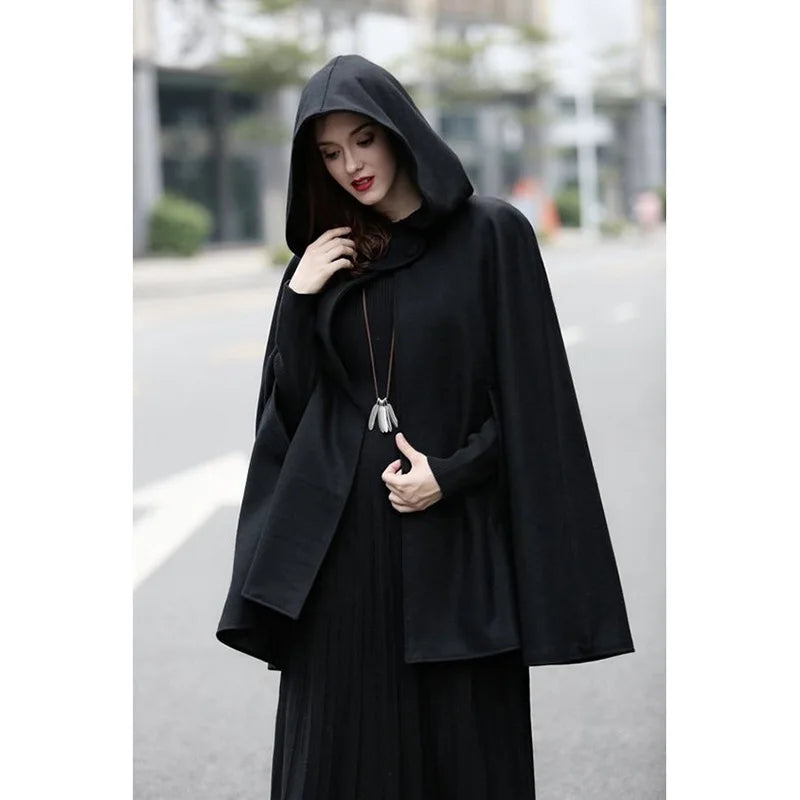 Unisex Vintage Hooded Cloak Secondary image