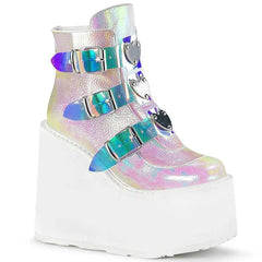 2021 Punk Gothic Wedge Cosplay Ankle Boot