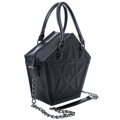 Pentagram Punk Darkness Gothic Soft Leather High Quality Chain Bag Halloween