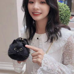 Luxury Mini High Quality Cute Black Cat Women’s Fashion Crossbody Bag Halloween