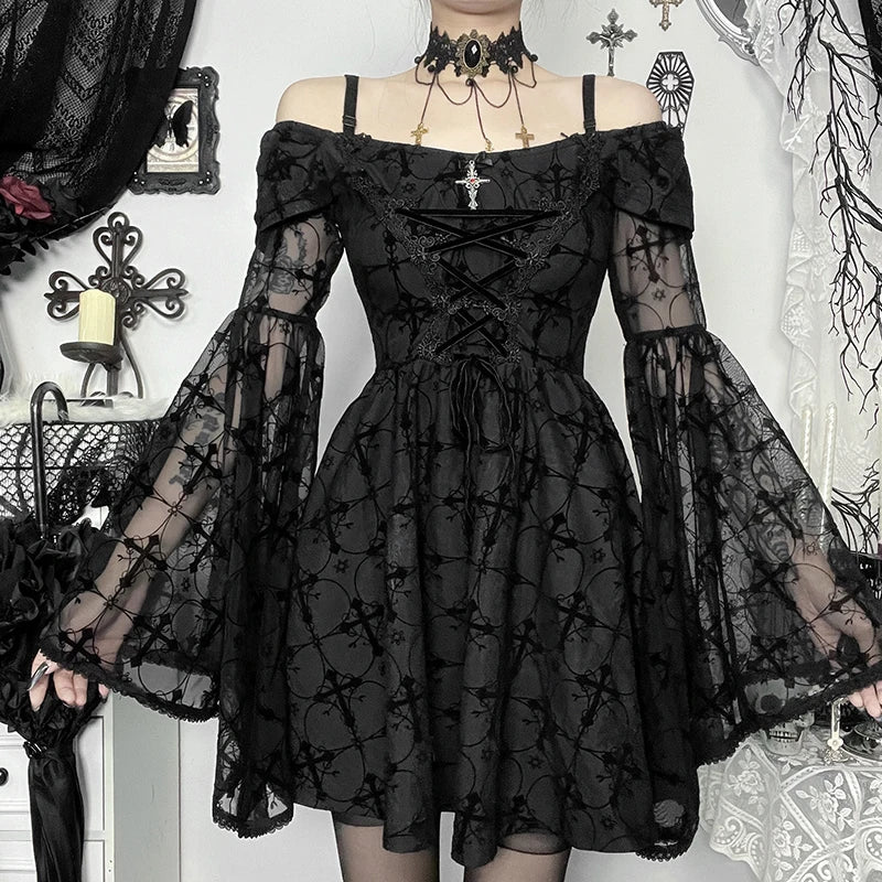 Contrast Patchwork Mini Dress