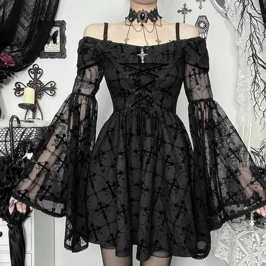 Contrast Patchwork Mini Dress