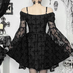 Contrast Patchwork Mini Dress