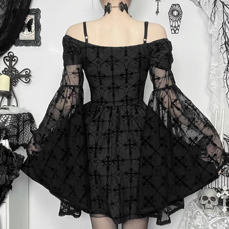 Contrast Patchwork Mini Dress