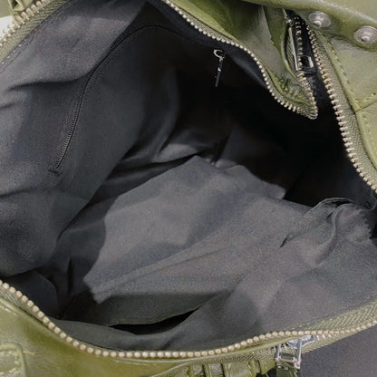 Luxury Designer Multiple Pockets Rivet Wide Strap Knot Shoulder Moto Bag Halloween