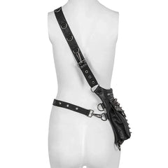 Steampunk Vintage Fanny Rivet Retro Rock Gothic Thigh Waist Pack Bag Halloween