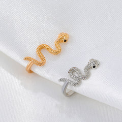 Snake U-Shape Clip-On Nose Studs