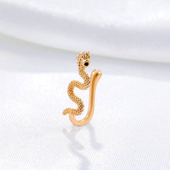 Snake U-Shape Clip-On Nose Studs