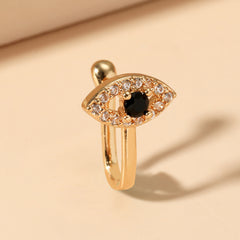 Evil Eye Zircon U-Shape Nose Studs