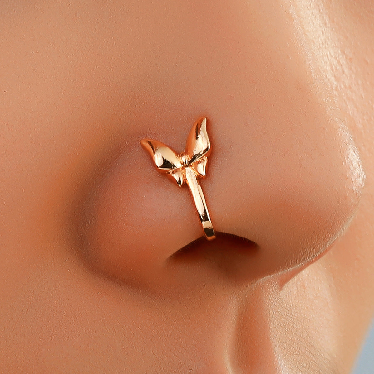 Animal Zircon U-Shape Clip-On Nose Studs Secondary image