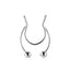 Stainless Steel U-Shape Clip-On Nose Studs