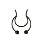Stainless Steel U-Shape Clip-On Nose Studs