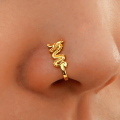 Animal Zircon U-Shape Clip-On Nose Studs