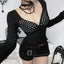 Studded Fitted Top