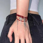 Dark Cross Versatile Summer Tassel Choker Necklace Halloween