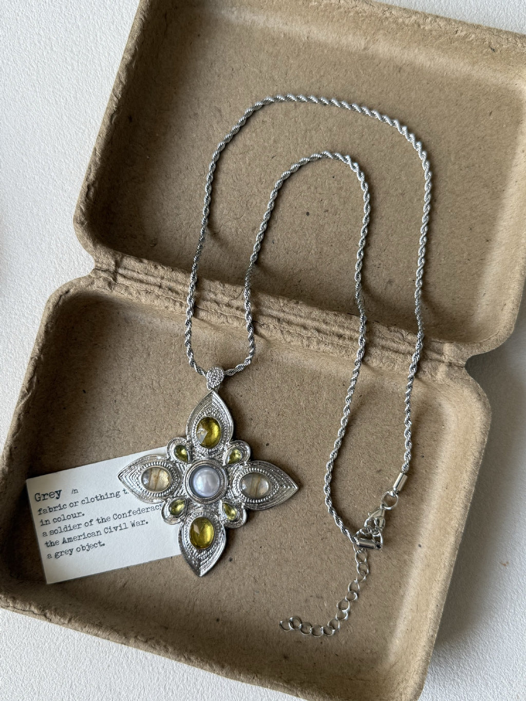 Y2K Chic Clover Zircon Necklace