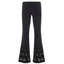 Eyelet Flared Pants