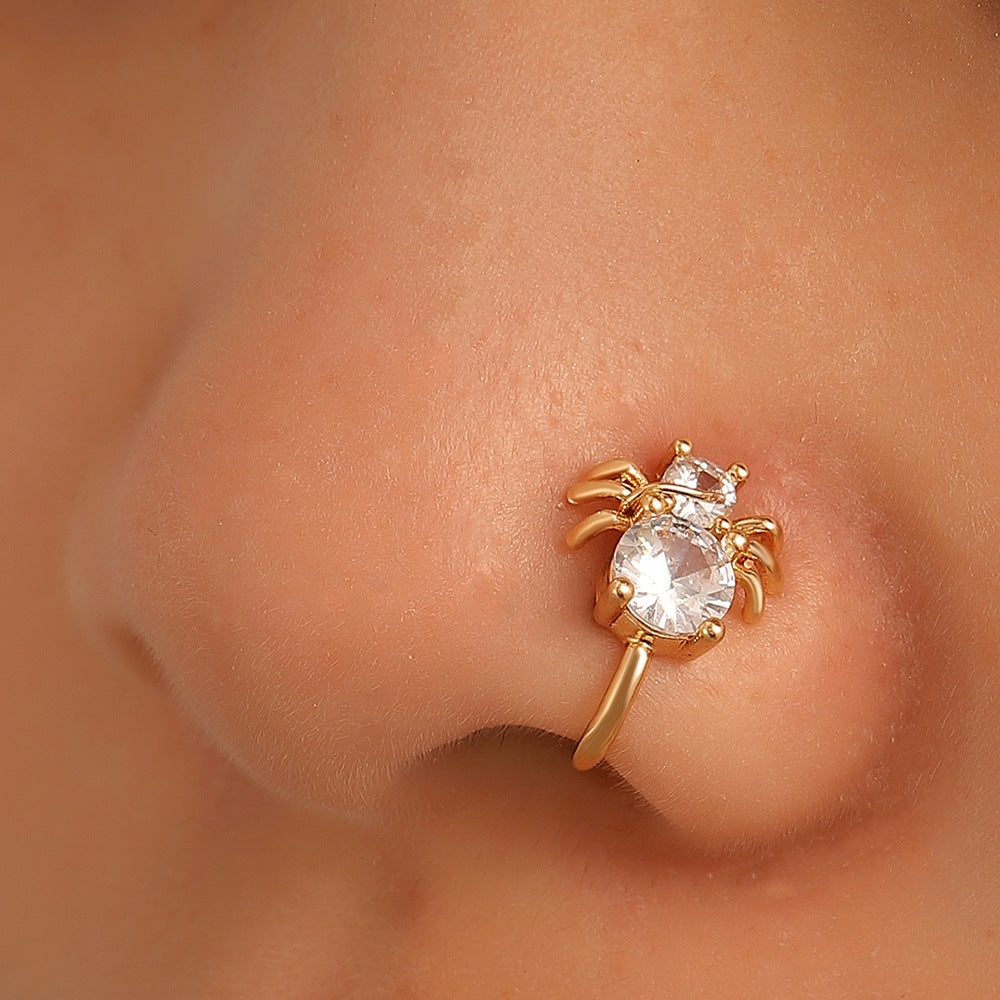 Creative Zircon Animal U-Shape Nose Studs