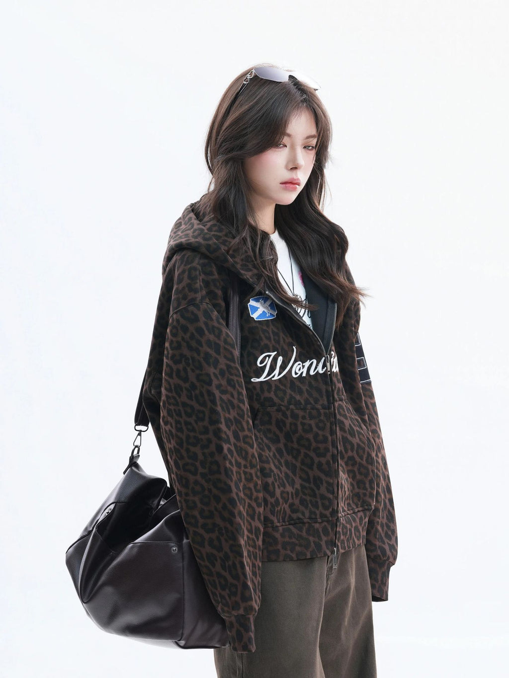 GothicPunkEmbroidered Graphic Hoodie Cardigan