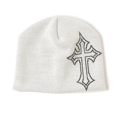 Dark Y2K Punk Letter Knit Hat