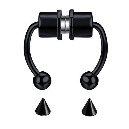 Magnetic Titanium Steel C-Shape Nose Studs