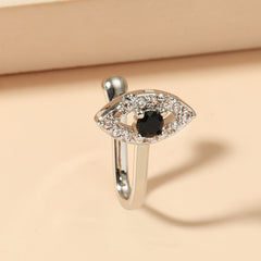 Evil Eye Zircon U-Shape Nose Studs