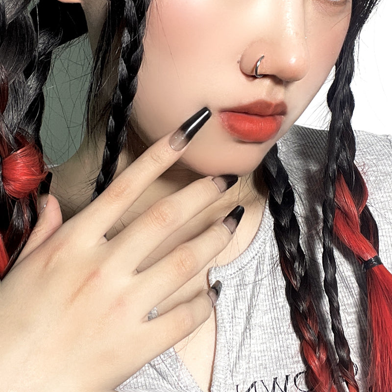 Trendy Titanium Steel C-Shape Nose Studs Secondary image