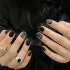 Dark Evil Eye Press On Nails