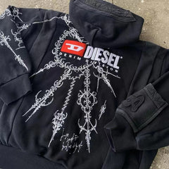 Thorn Street Zip-up Double Hoodie