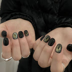 Dark Evil Eye Press On Nails