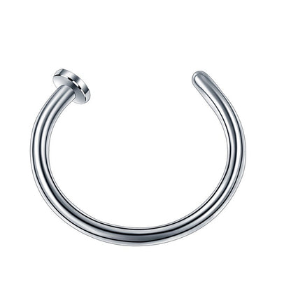 Magnetic Titanium Steel C-Shape Nose Studs