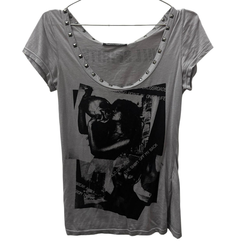 Grey Vintage Love Graphic T-shirt