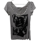 Grey Vintage Love Graphic T-shirt