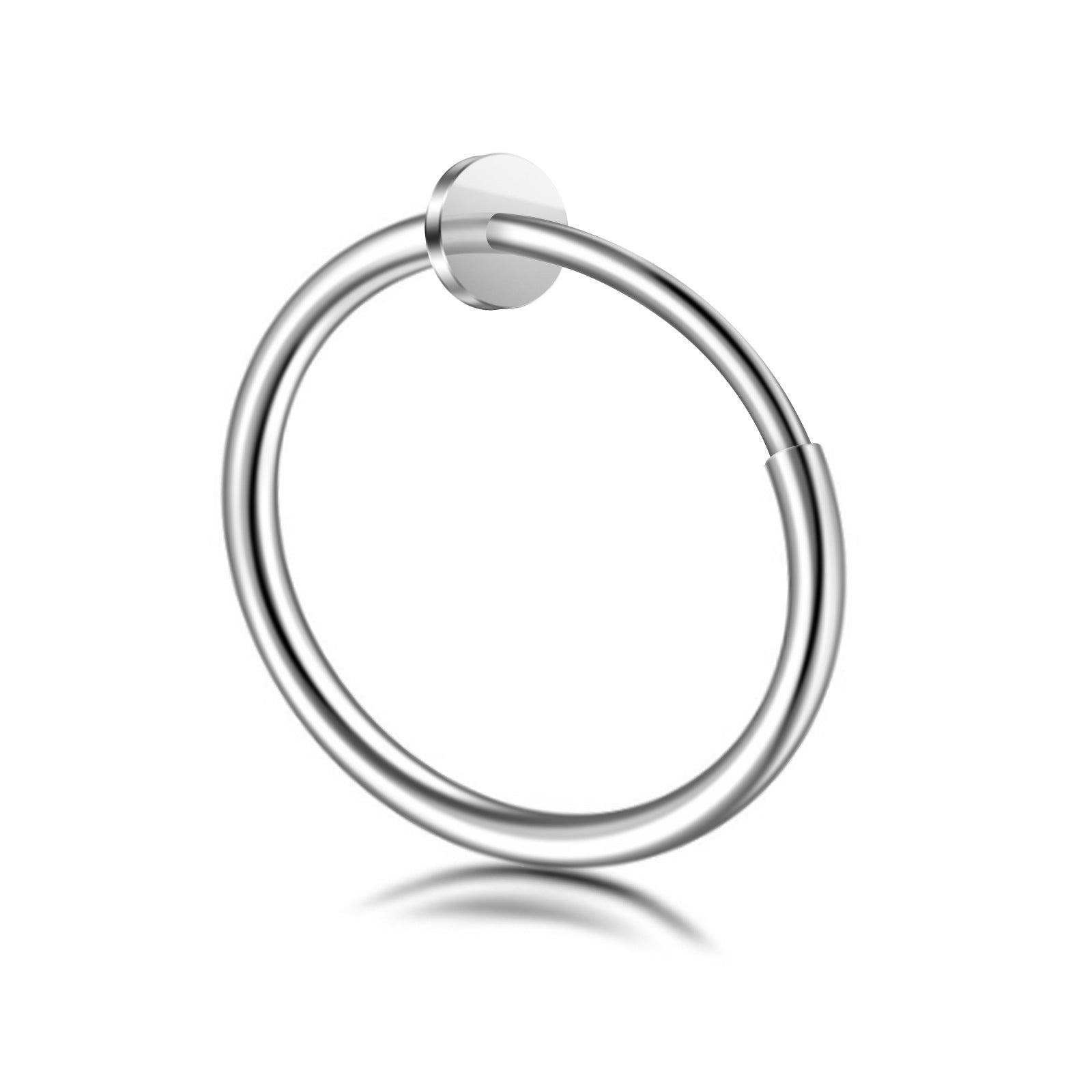 Hollow Spring Clip-On Nose Studs