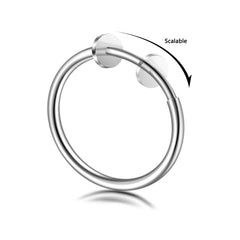 Hollow Spring Clip-On Nose Studs