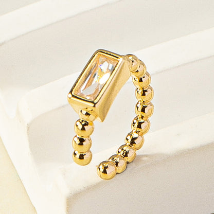 Rhinestone Butterfly Clip-On Nose Studs
