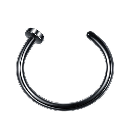 Magnetic Titanium Steel C-Shape Nose Studs
