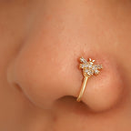 Creative Zircon Animal U-Shape Nose Studs
