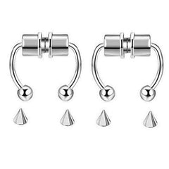 Trendy Titanium Steel C-Shape Nose Studs