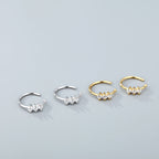 925 Silver Zircon Piercing Nose Studs