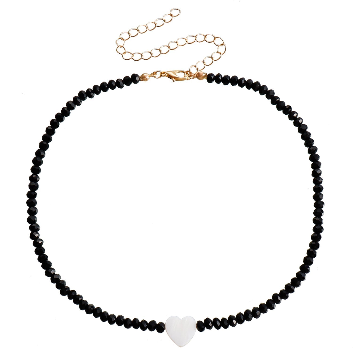 Unique White Water Wave Shell Necklace Gold Halloween