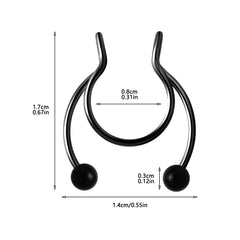 Sexy Horseshoe Clip-On Nose Studs