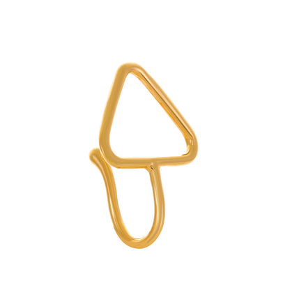 Twisted Zircon S-Shape Nose Studs